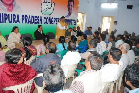  Congress held preparatory meeting in wake of V.Narayanswamyâ€™s visit to Tripura